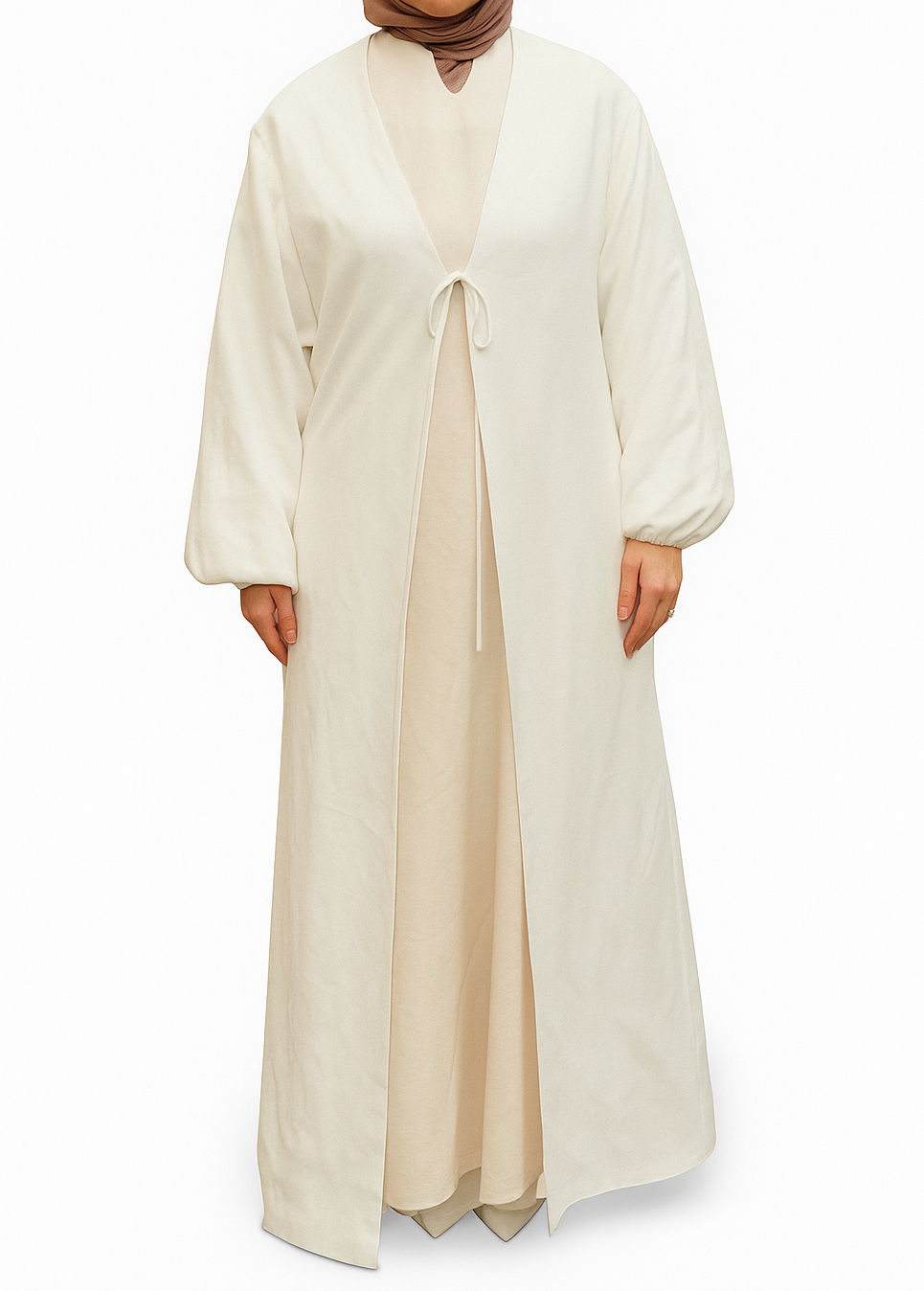 Beirut Lined Linen Abaya